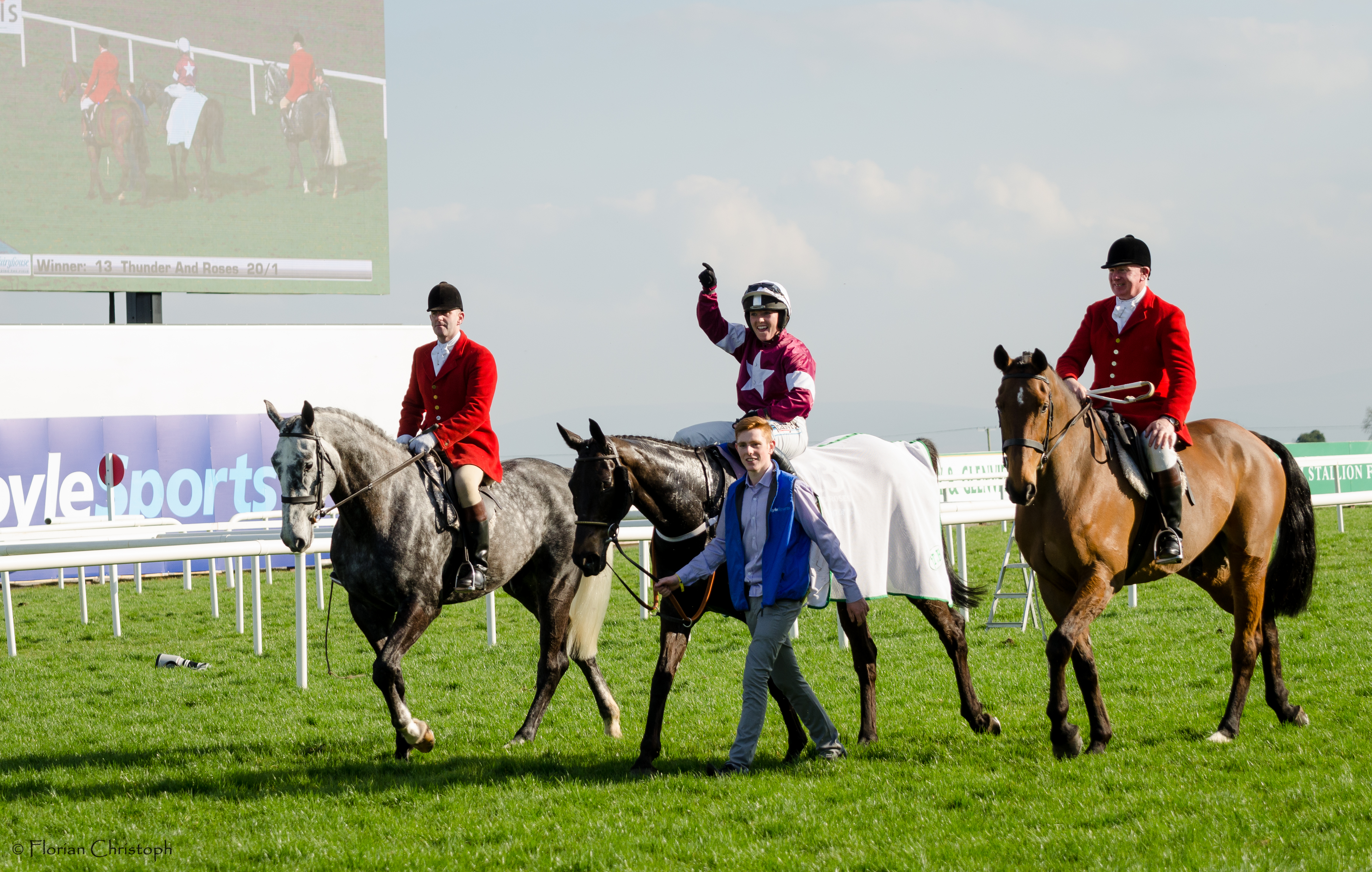 Katie Walsh and Thunder And Roses, winner of the Irish Grand National